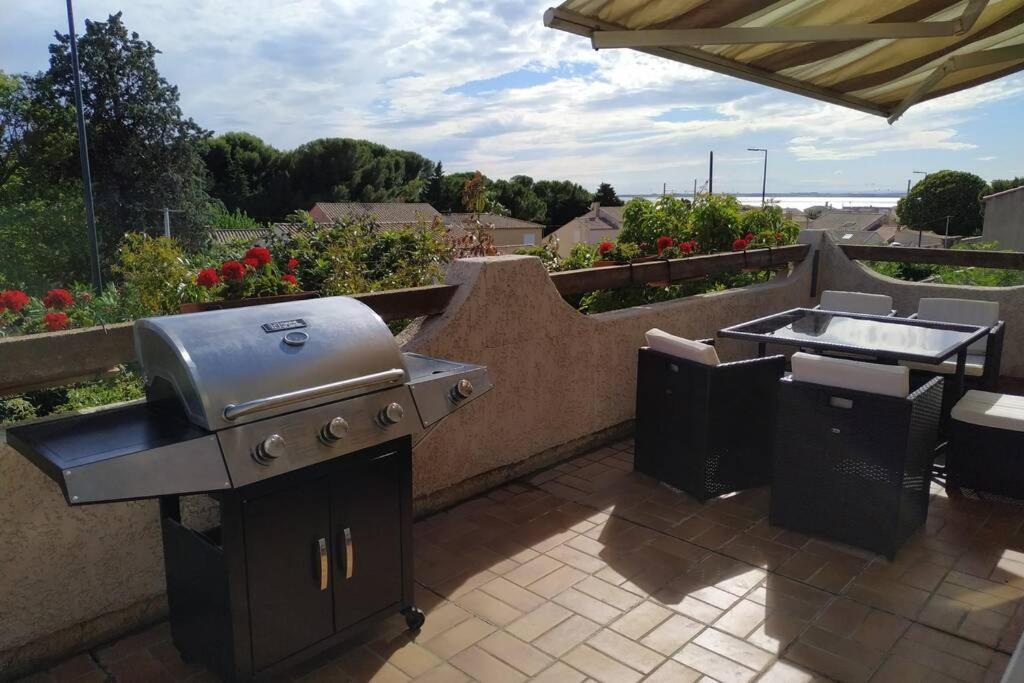 Appartement T3 Spacieux Avec Vue Sur L'Etang De Thau Au 1Er Etage D'Une Villa - Entree Independante Sete Exterior photo
